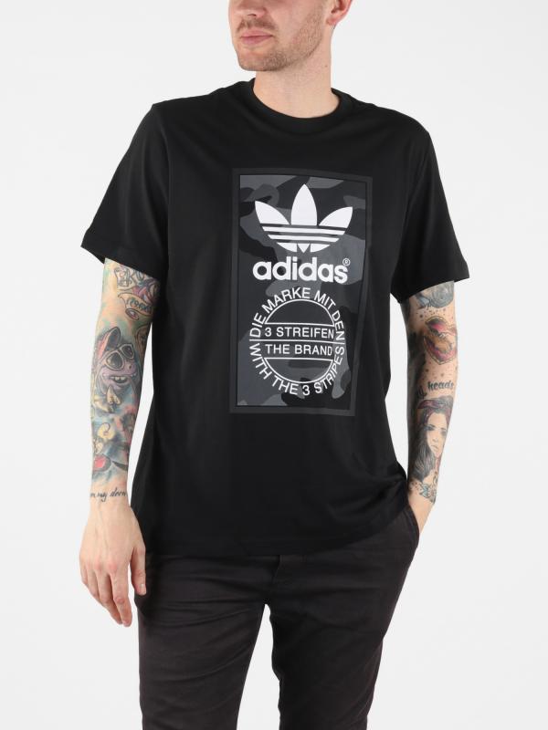 Tričko adidas Originals Camo Tee Černá