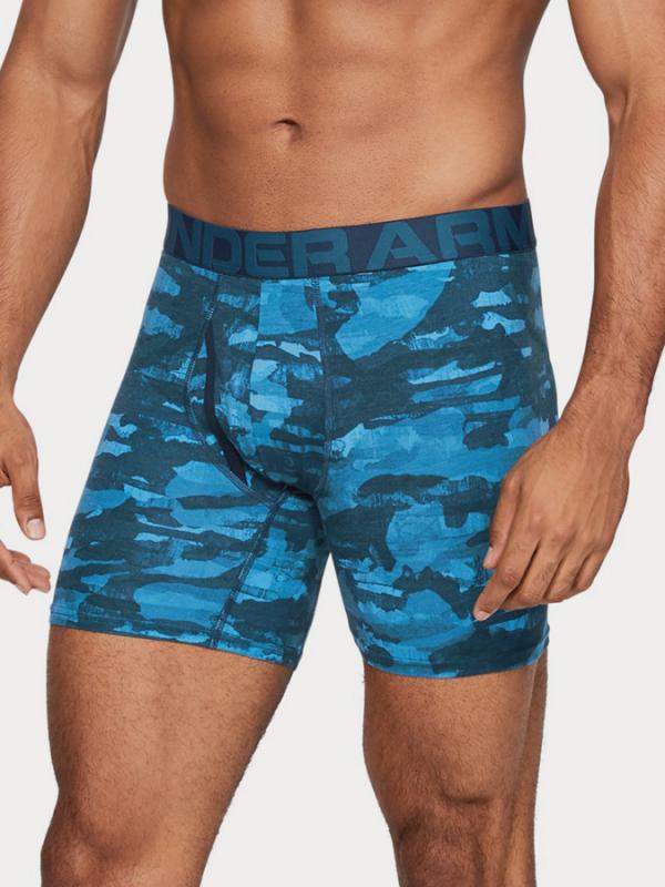 Boxerky Under Armour Charged Cotton 6In 3 Pack Novelty Barevná