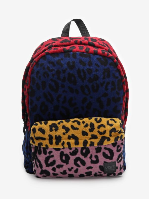 Batoh Vans Wm Deana Iii Backpack Leopard Patchwork Barevná