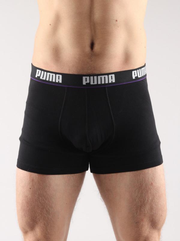 Boxerky Puma Basic Stripe Elastic Černá