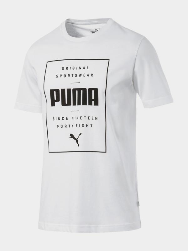 Tričko Puma Box Tee Bílá