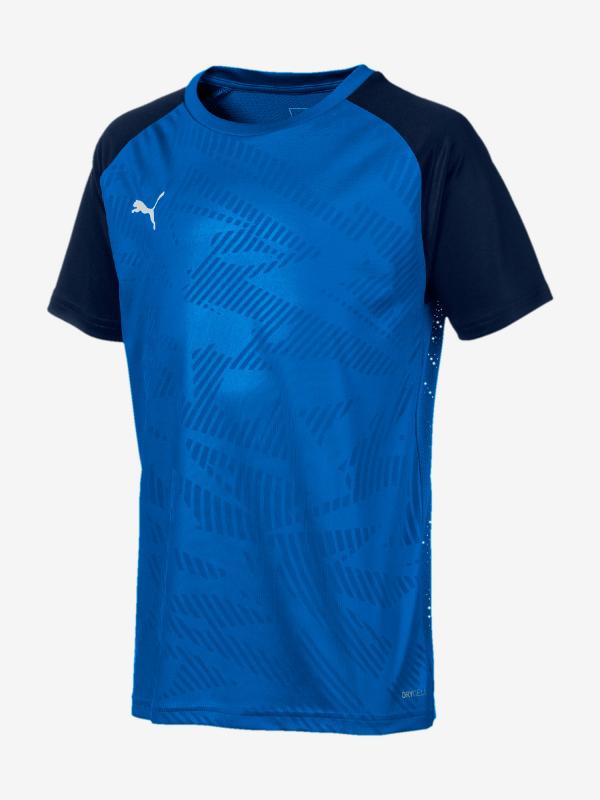Tričko Puma Cup Training Jersey Core Jr Modrá