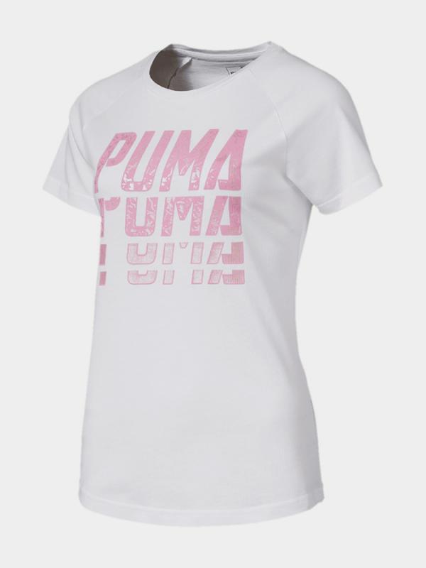 Tričko Puma Font Graphic Tee Bílá