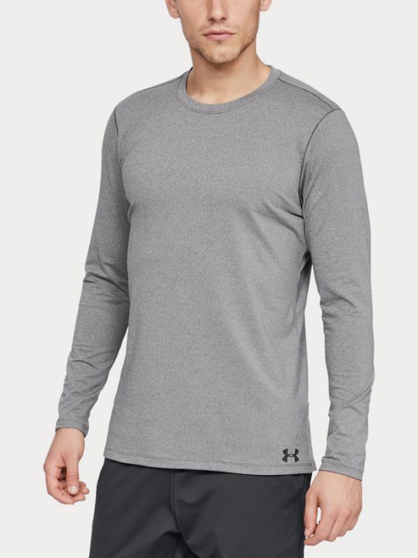 Tričko Under Armour Fitted Cg Crew Šedá