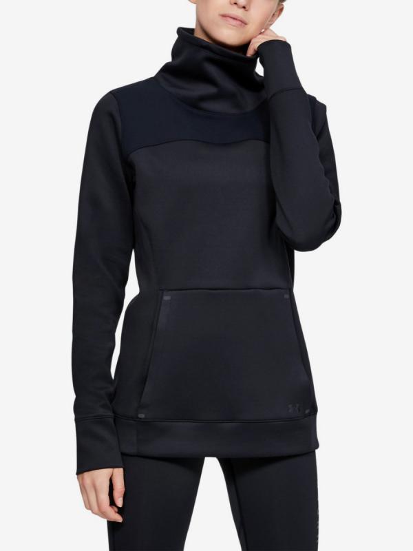 Mikina Under Armour CG Armour Hybrid Pullover-BLK Barevná