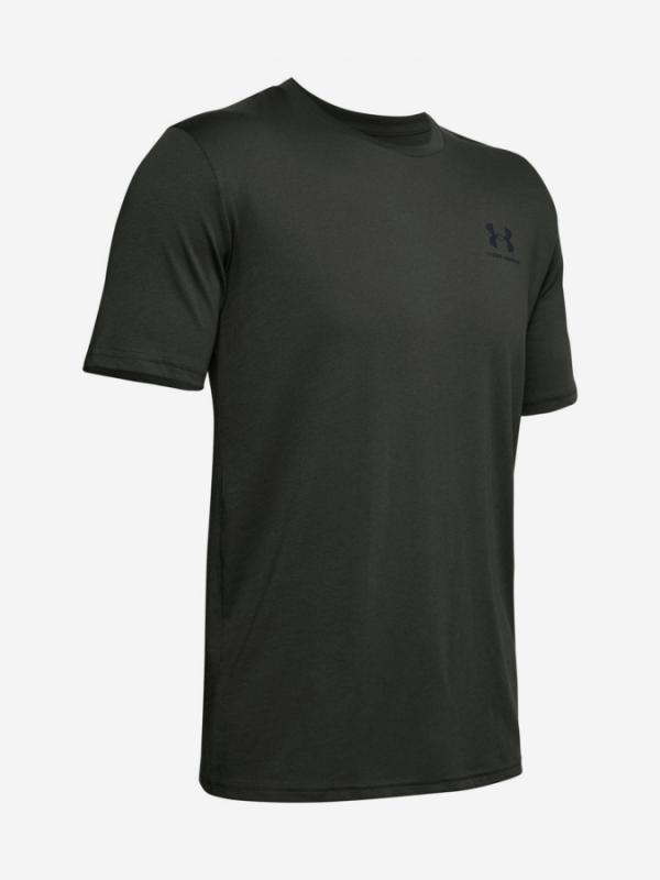 Tričko Under Armour Sportstyle Left Chest Ss-Grn Zelená