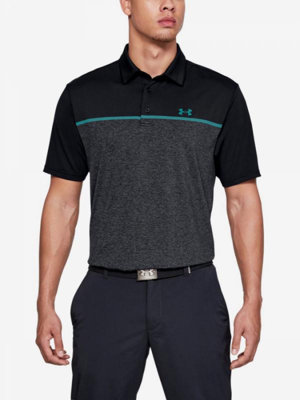 Tričko Under Armour Playoff Polo 2.0-Blk Černá