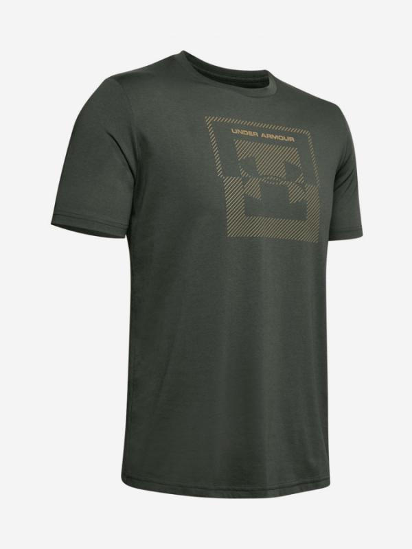 Tričko Under Armour Inverse Box Logo-Grn Zelená