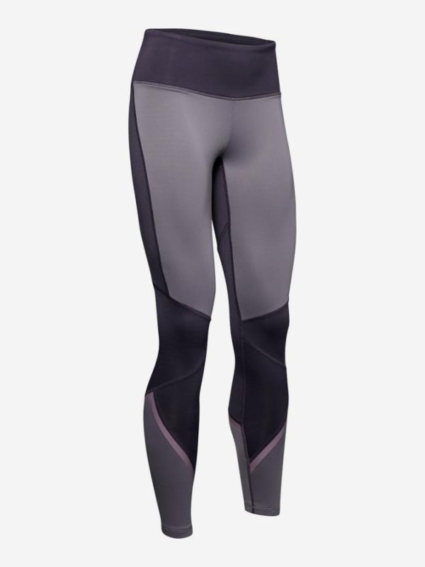 Kompresní legíny Under Armour Cg Legging Graphic-Ppl Fialová