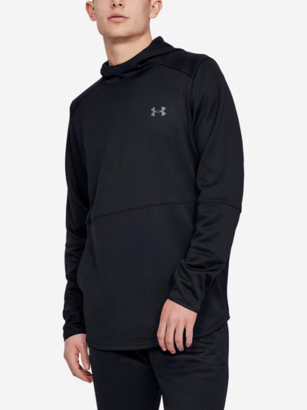 Mikina Under Armour Mk1 Warmup Po Hood-Blk Černá