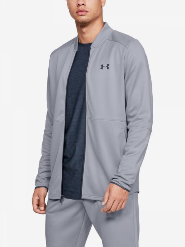 Mikina Under Armour Mk1 Warmup Bomber-Gry Šedá