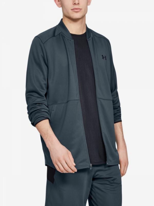 Mikina Under Armour Mk1 Warmup Bomber-Gry Modrá