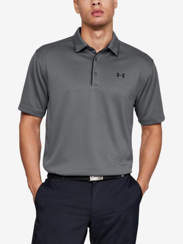 Tričko Under Armour Tech Polo-Gry Šedá