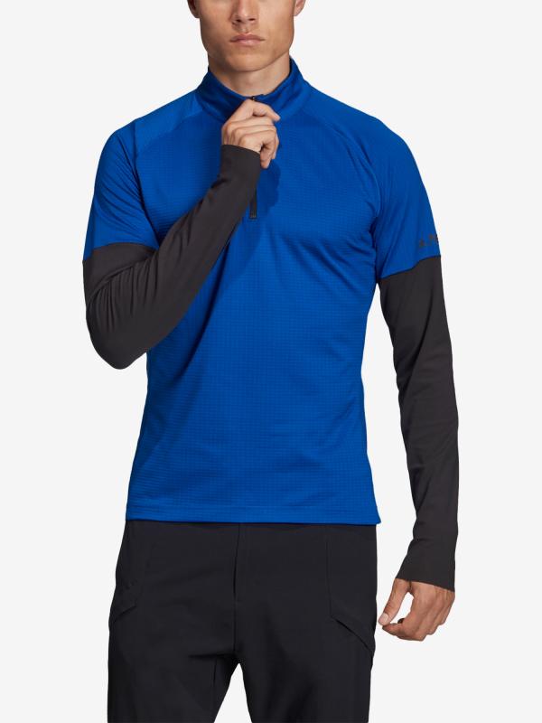 Tričko adidas Performance Xperior Ls Modrá
