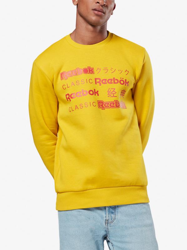 Mikina Reebok Classic CL ITL GRAPHIC CREW Barevná