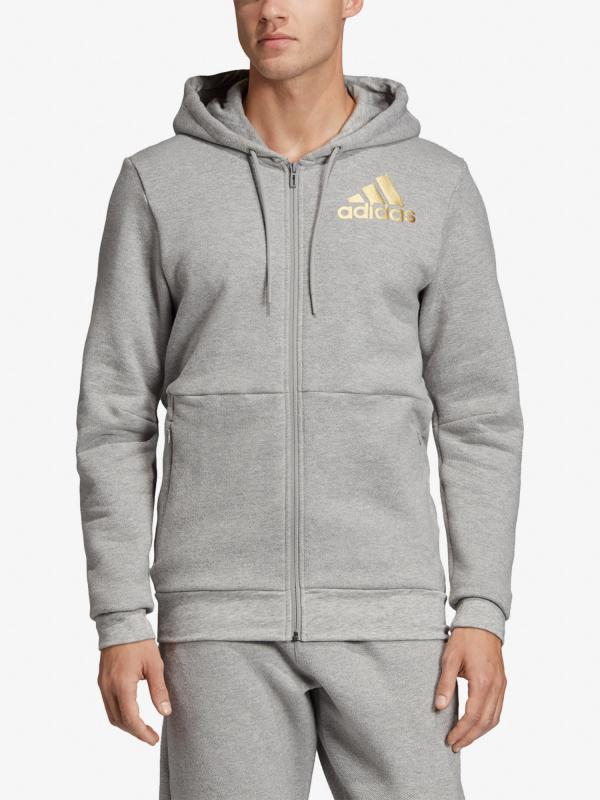 Mikina adidas Performance M Sid Fz Ct Šedá