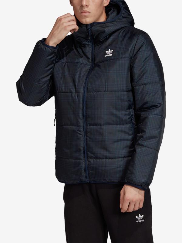 Bunda adidas Originals Jacket Padded Modrá