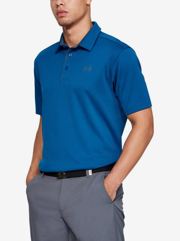 Tričko Under Armour Tech Polo-Grn Modrá