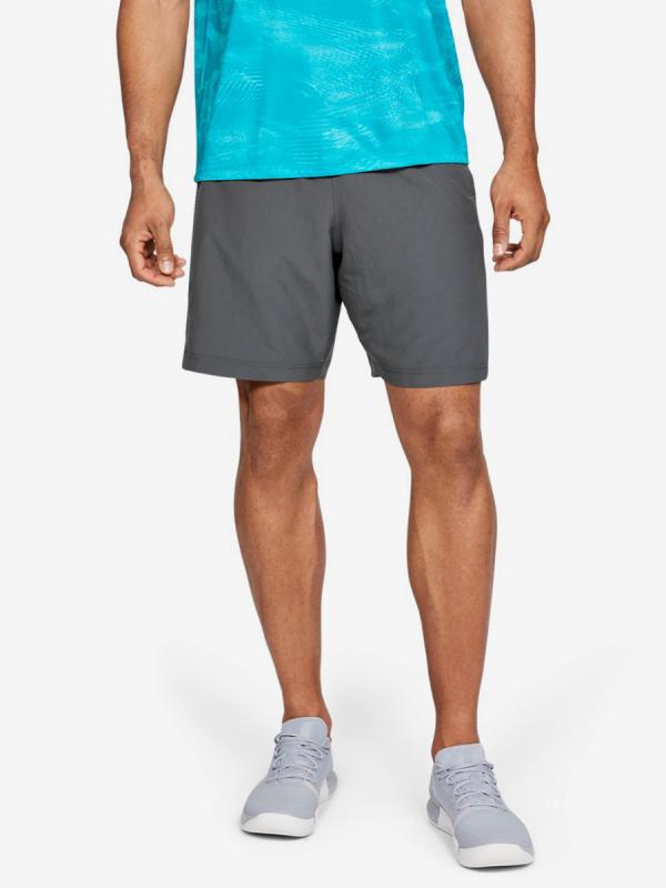 Kraťasy Under Armour Woven Graphic Shorts-Gry Šedá