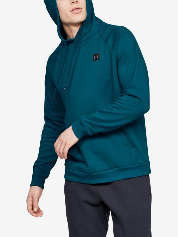 Mikina Under Armour Rival Fleece Po Hoodie-Grn Modrá