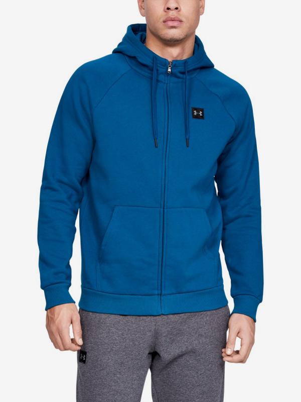 Mikina Under Armour Rival Fleece Fz Hoodie-Grn Modrá