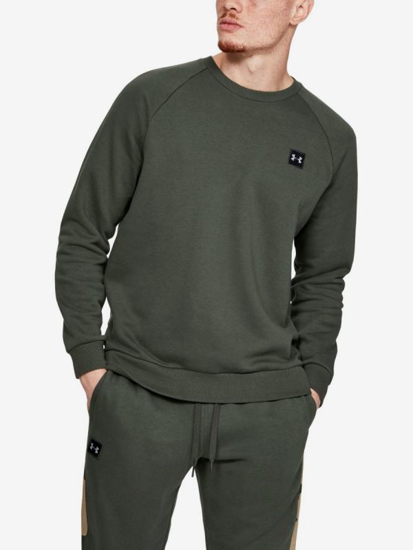 Mikina Under Armour Rival Fleece Crew-Grn Zelená