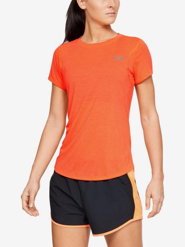 Tričko Under Armour Streaker 2.0 Short Sleeve-Org Oranžová