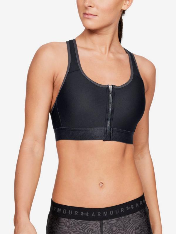 Podprsenka Under Armour High Zip -Blk Černá