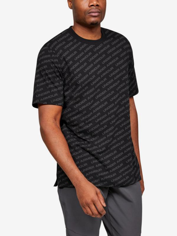 Tričko Under Armour Unstoppable Wordmark Tee-Blk Černá