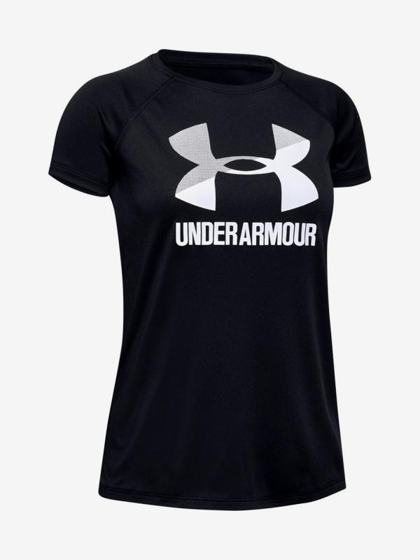 Tričko Under Armour Big Logo Tee Solid Ss-Blk Černá