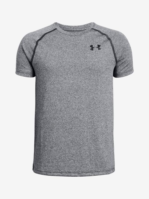 Tričko Under Armour Tech Tee-Blk Šedá