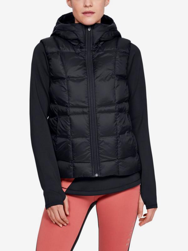 Bunda Under Armour Down Vest-Blk Černá
