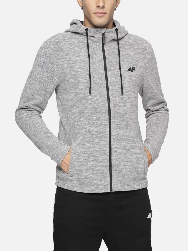 Mikina 4F Plm301 Fleece Šedá
