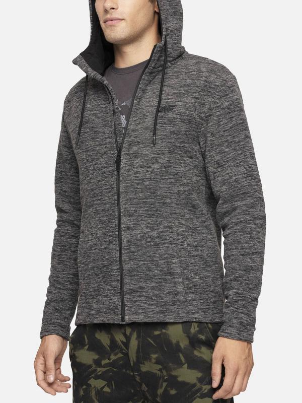 Mikina 4F Plm301 Fleece Šedá