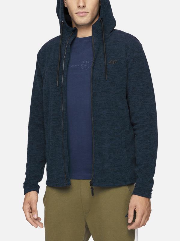 Mikina 4F Plm301 Fleece Modrá