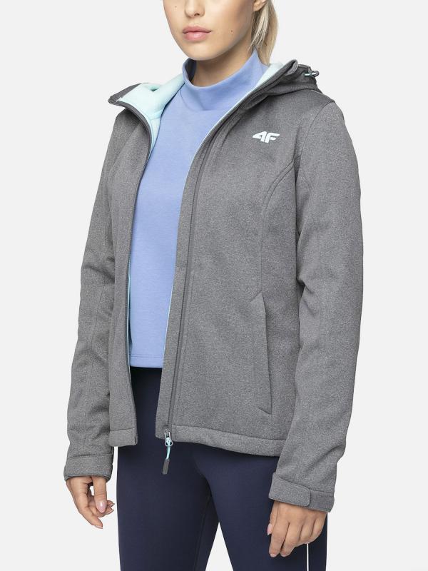 Bunda 4F Sfd300 Softshell Šedá