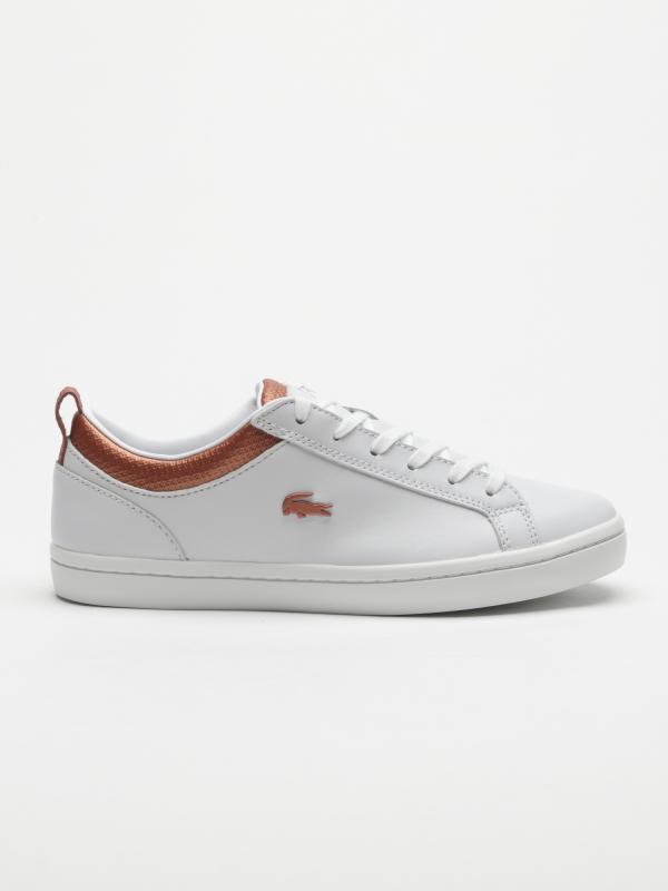Boty Lacoste Straightset 319 1 Bílá