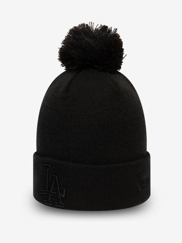 Čepice New Era MLB Wmns league essential bobble knit LOSDOD Černá