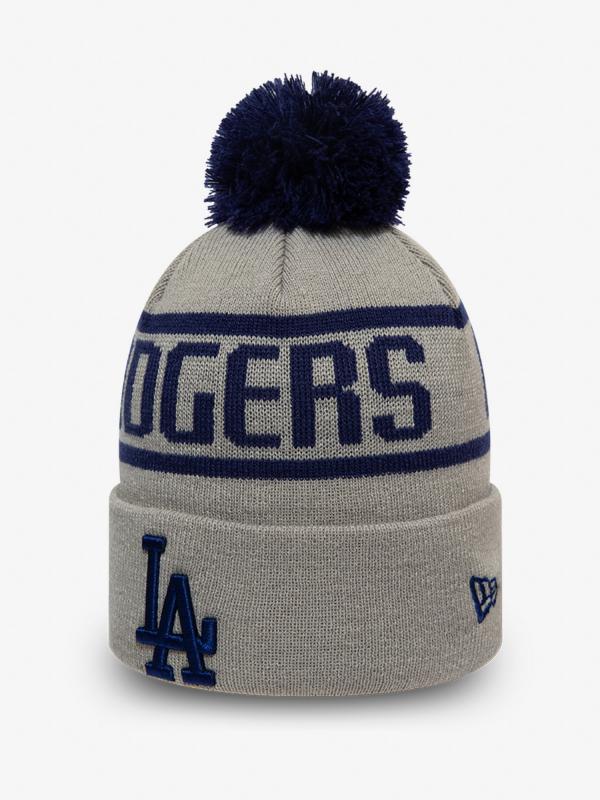 Čepice New Era MLB Bobble knit LOSDOD Šedá