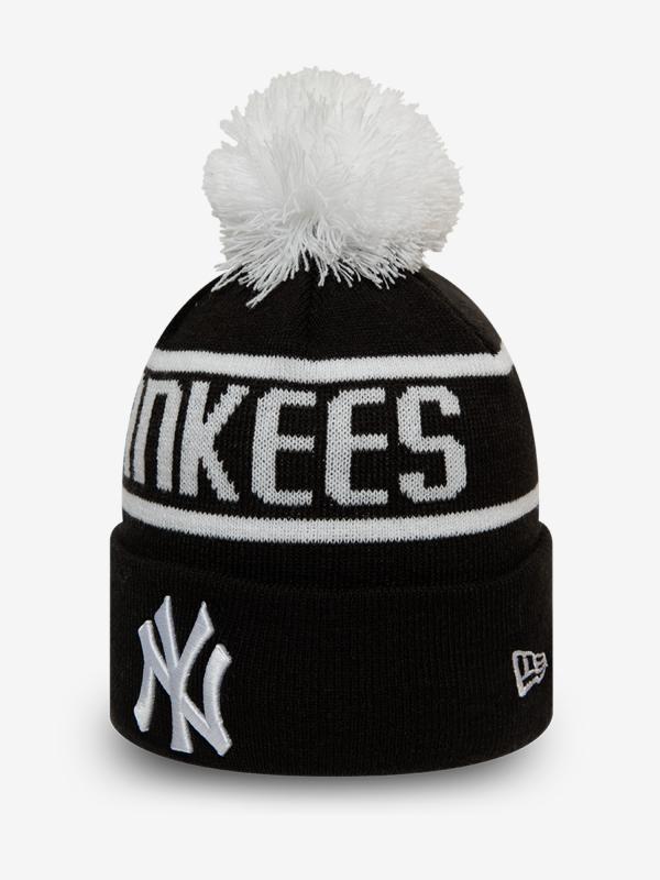 Čepice New Era MLB bobble knit kids NEYYAN Černá
