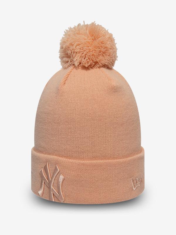 Čepice New Era MLB League essential bobble knit kids NEYYAN Oranžová