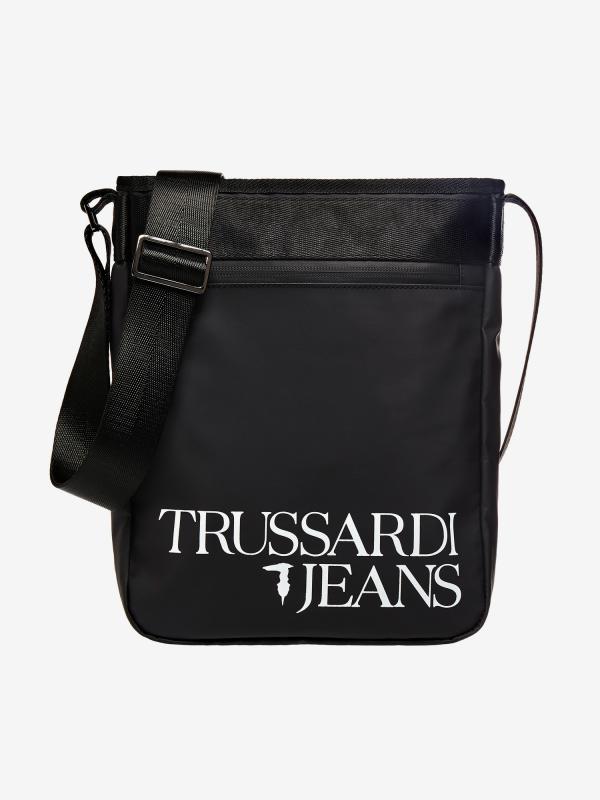 Taška Trussardi T-Travel Reporter Md Pvc Černá