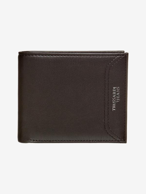 Peněženka Trussardi Essential Business Wallet Coin Ecoleather Černá