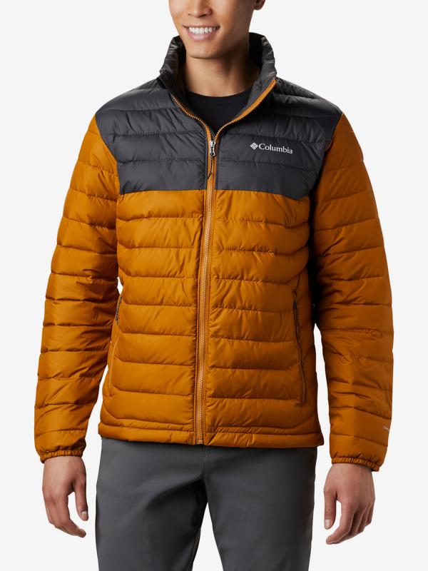 Bunda Columbia Powder Lite Jacket Oranžová
