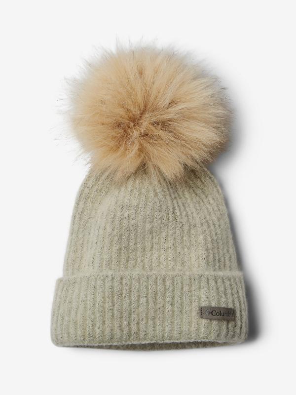 Čepice Columbia Winter Blur Pom Pom Beanie Šedá