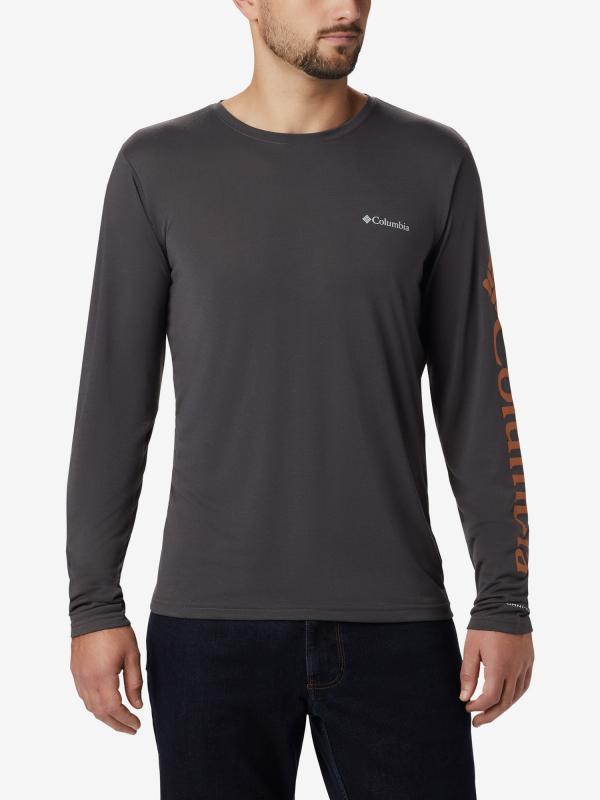 Tričko Columbia Miller Valley Long Sleeve Graphic Tee Černá