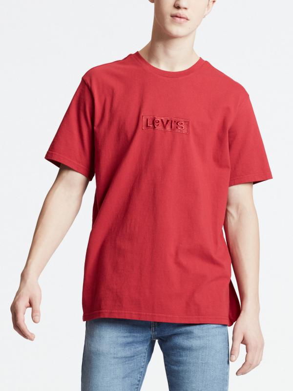 Tričko LEVI'S Relaxed Graphic Tee Babytab Ss Červená