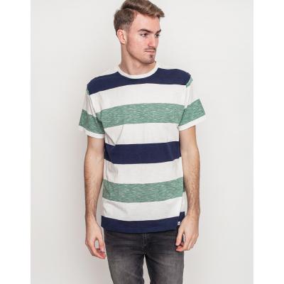 Triko Loreak Mendian IBARRONDO SLUB navy/green/ecru