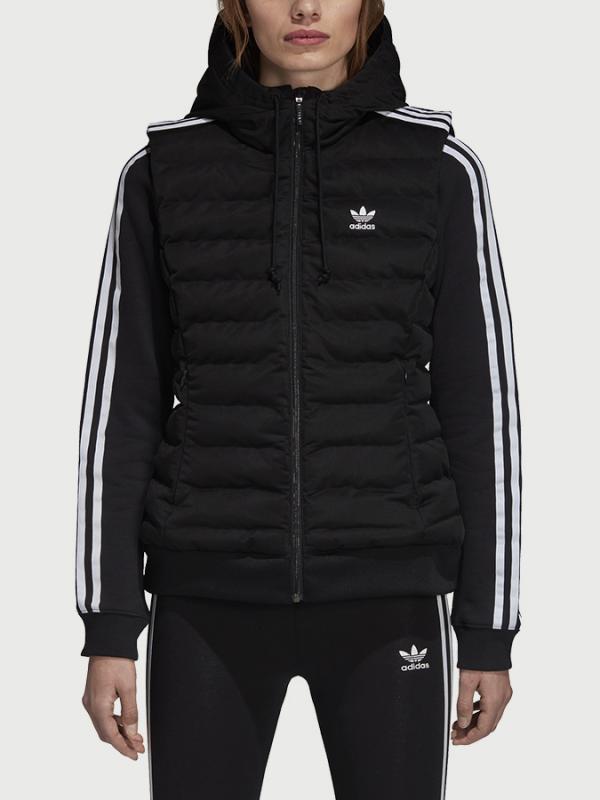 Bunda adidas Originals Slim Vest Černá