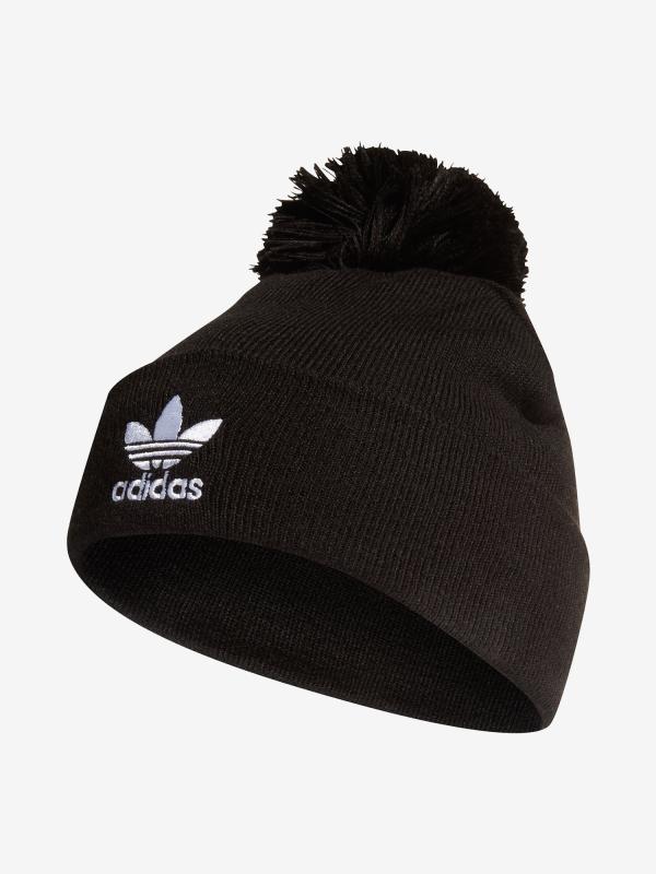Čepice adidas Originals Ac Bobble Knit Černá